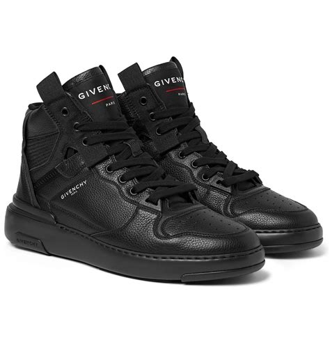 givenchy black hiker high top sneakers|sneakers givenchy 2022 black.